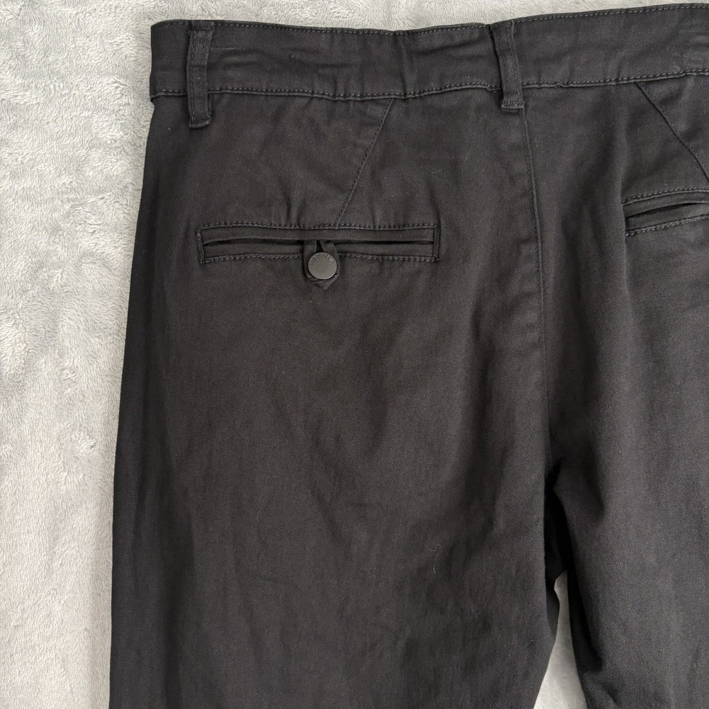 Fried‎ Denim Slim Chino Pants Black Casual Everyday Size 34x32 (Fits 33x31)